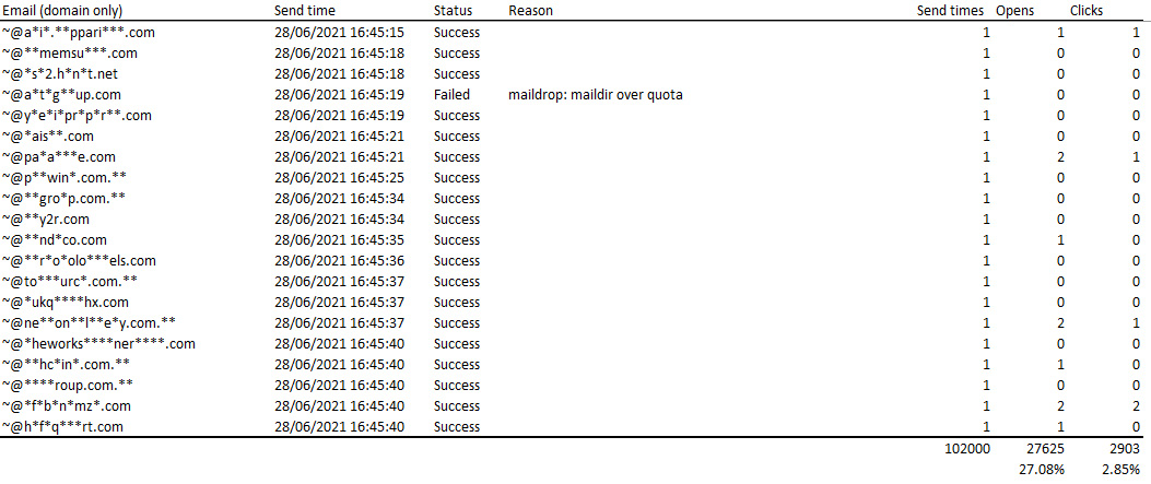 eDM Report Sample
